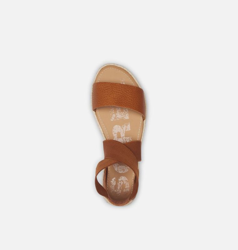 Sorel Dam Sandaler Brun - Ella™ Jute Flat - XFO-956703